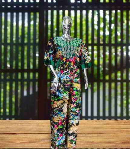 Amaka Collection: Luminous Lavender Stone Embellished Gown