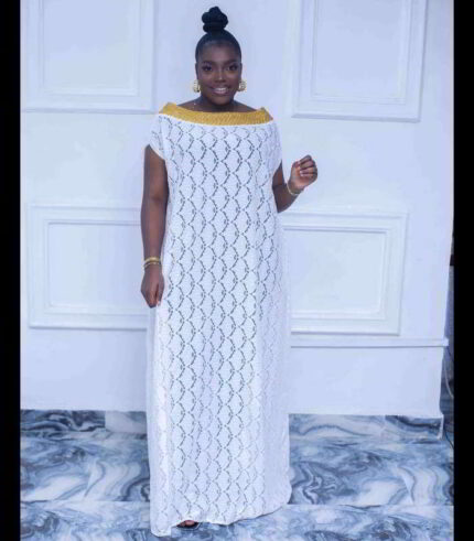 Amarachi Collection: Majestic Mirage Beaded Kaftan