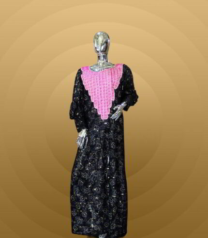 Bola Collection: Boubou Kaftan - Embroidered Elegance with Sparkling Stone Accents