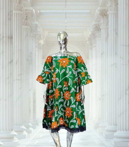 Ebun Collection: Radiant Reverie Off-Shoulder Gown