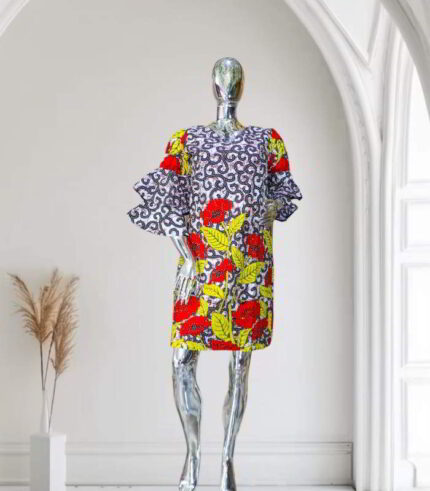Eniola Collection: Elegant African-Inspired Dress