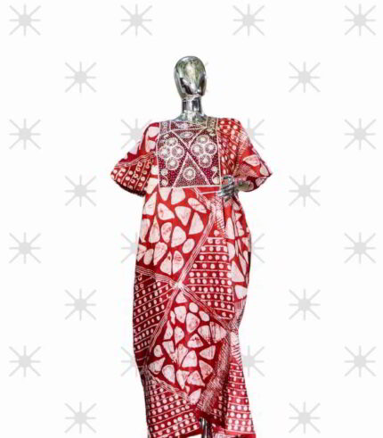 Ewa Collection: Regal Radiance Boubou Kaftan - Luxurious Embroidery and Glittering Stones