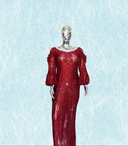 Ezinne Collection: Boubou Kaftan adorned with a stylishly embroidered neckline