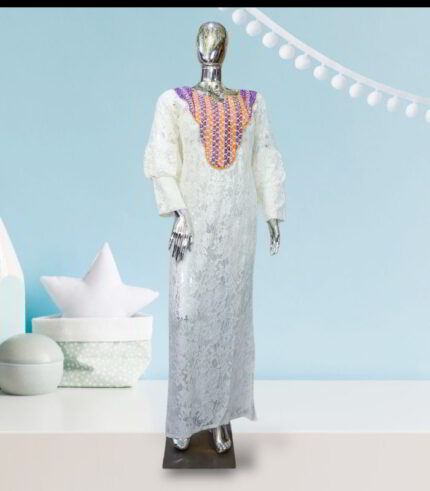 Ire Collection: Serenity Splendor Kaftan - Embellished Embroidery with Sparkling Stones