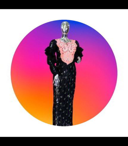 Tomi Collection Boubou Kaftan: Embroidered Opulence with Intricate Gemstone Accents