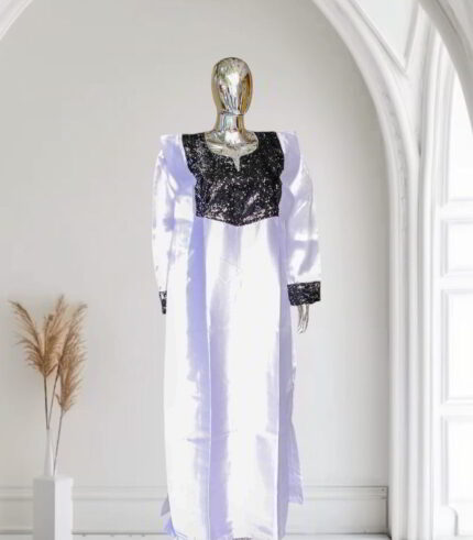 Ndidi Collection: Luxe Crystal Adorned Boubou