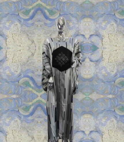 Ara Collection: Mystical Melody Abaya Kaftan - Embroidered Elegance