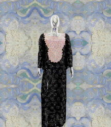 Bola Collection: Embroidered Splendor with Gleaming stone Accents