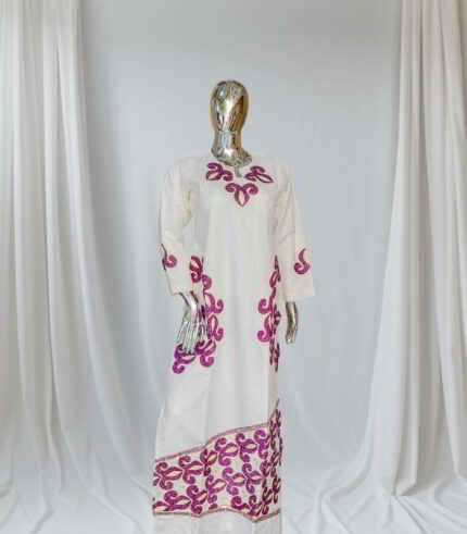 Ikem Collection: Precious Stonework Kaftan Ensemble