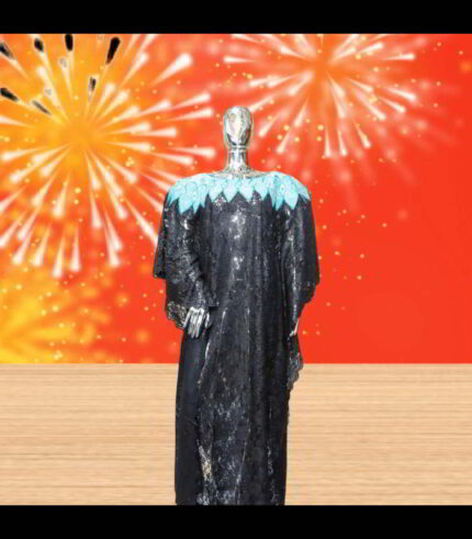 Tinu Collection: Diamond Brilliance Stone-Embellished Kaftan